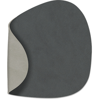 LIND DNA Nupo vendbar glasbrik, curve 1 stk. antracit-lysegrå