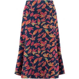 Weird Fish Weird Fish Blue Lorient Printed Jersey Midi Skirt - EU 40 (UK 12)