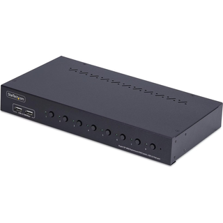 StarTech.com R8AD122-KVM-SWITCH KVM Switch Stativ-montering Sort