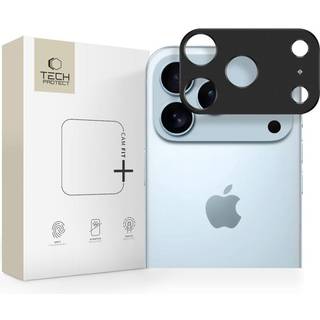 iPhone 17 Pro Max Tech-Protect Camalloy Fit+ kamerabeskytter i aluminium - Sort