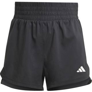 Pacer Training 3-Stripes Woven High-Rise shorts - Black / White - XL 8 CM