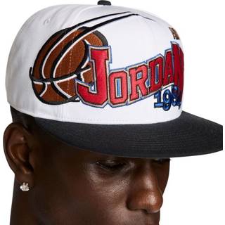 Struktureret Jordan Pro-kasket - hvid - M/L