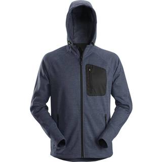 Snickers 8041 flexiwork, hættetrøje i fleece navy/sort L