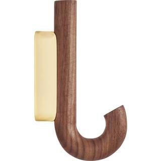 Gejst - Hook mini knage - Walnut Brass