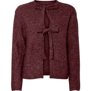 Pieces - Pcsilly Ls Rev Tie Knit - 4864790 Tawny Port