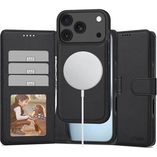 iPhone 17 Pro Tech-Protect 2-i-1 pungetui - Magsafe-kompatibel - sort