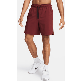 Alsidige Nike Unlimited-Dri-FIT-shorts (18 cm) uden for til mænd - rød - S