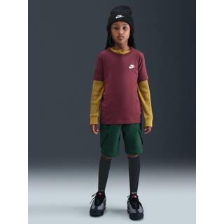 Nike Sportswear-T-shirt til større børn - rød - XS