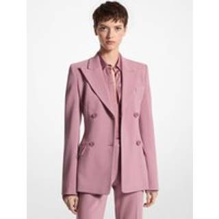MK Stretch Wool Crepe Blazer - Purple - Michael Kors - EU 34