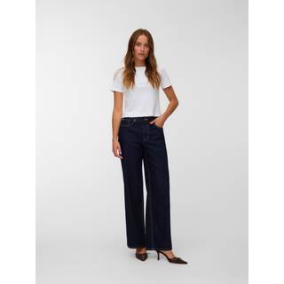 Vmlullu Lav Talje Wide Leg Fit Jeans