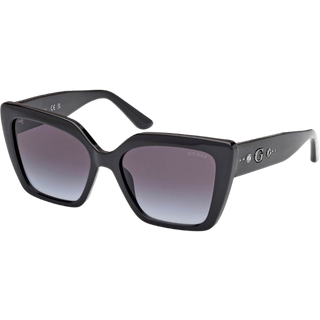 Guess Kvinde GU00162 01B Solbriller Injiceret Sort Røg Sommerfugl Normal