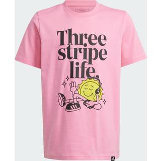 Positivity Table Graphic T-Shirt - Bliss Pink - 128