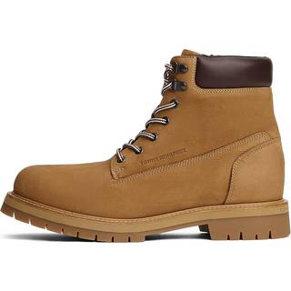 Cleat Leather Lace-Up Boots