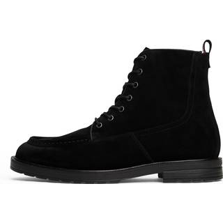 Cleat Suede Moc Toe Boots