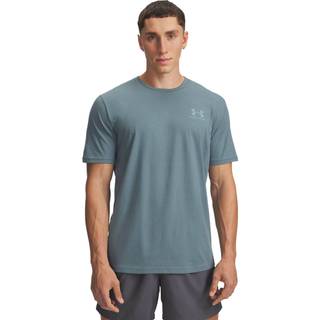 Under Armour Sportstyle Left Chest S/S Funktionsshirt Herrer størrelse XL - Regular farve turkis