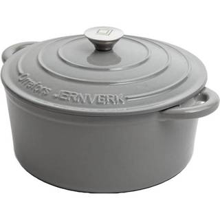 Orrefors Jernverk 410820 cast iron pot 5 l Light Grey One size