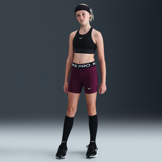 Nike Pro Leak Protection: Dri-FIT-menstruationsshorts til piger - rød - XL