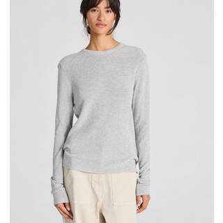 Freja Knit - Øko Bomuld - Light Grey Melange - S