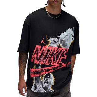 Oversized Jordan Reissue-T-shirt til mænd - sort - M