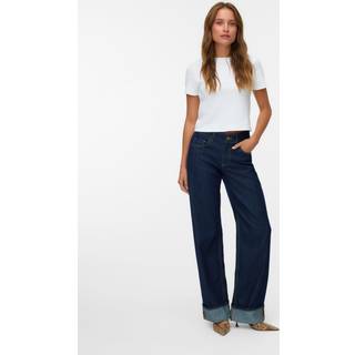 Snrancy Mid Rise Wide Leg Fit Jeans