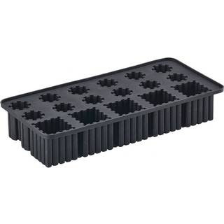 Zone Denmark Singles Isterningbakke - Black - 22x11,2x3,9cm