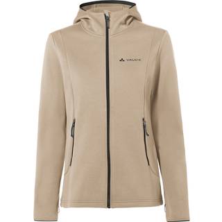 Vaude Women's Idris Fleece Hoody Fleecejakke Damer størrelse 46 farve beige