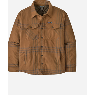 Patagonia Lightweight Insulated Fjord Flannel Shirt Fritidsjakke Herrer størrelse M farve brun