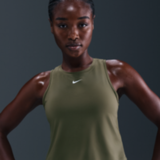 Kort Nike One Classic Dri-FIT-tanktop til kvinder - grøn - XS (EU 32-34)