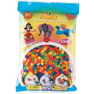 Hama Midi, perler, 3.000 stk., mix 51, neonfarver [Levering: 1-2 dage]