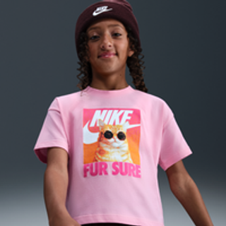 Nike -T-shirt til større børn (piger) - Pink - L