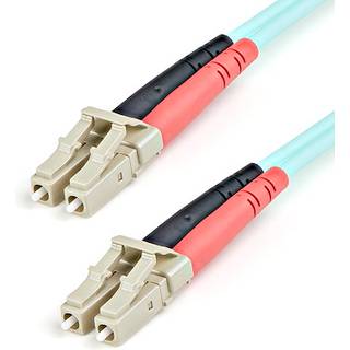 STARTECH Fiber Optic Cable - 10Gb Aqua -Multimode Duplex 50/125 - LSZH - LC/LC -1 m