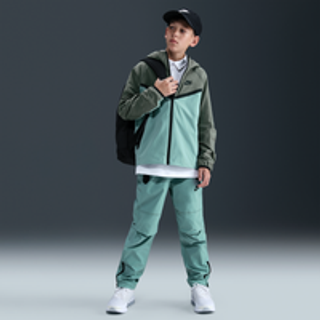 Vævede Nike Tech-bukser til større børn (drenge) - grøn - XL