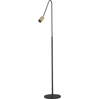 Decor F1 Gulvlampe Sort/messing LED - Belid - Hos Lampeagenten