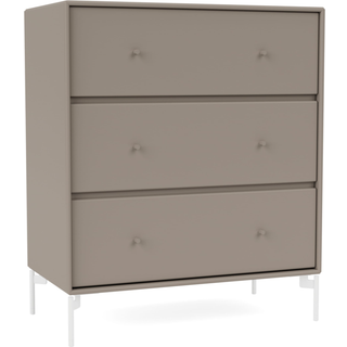 Montana CARRY kommode med ben - 141 Truffle (Quickship) - Snow