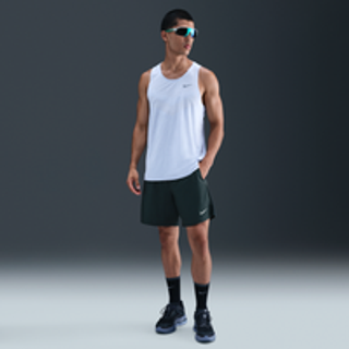 Nike Challenger Dri-FIT 7-løbeshorts (18 cm) med indershorts til mænd - grøn - grøn - XL