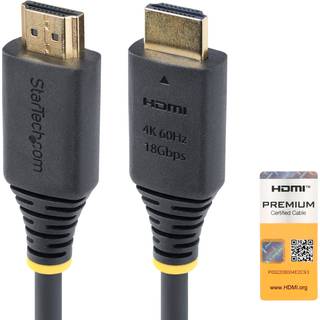 StarTech.com HDMI2-CABLE-4K60-1M HDMI-kabel HDMI Type A (Standard) Sort