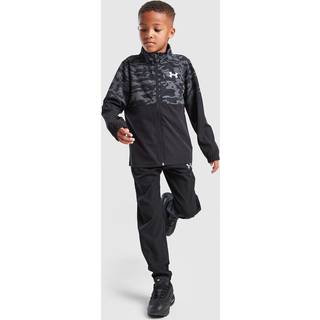 Under Armour Vanish Full Zip Camo Tracksuit Children, Sort - 5-6Y