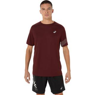 ASICS Icon T-Shirt, Active Maroon