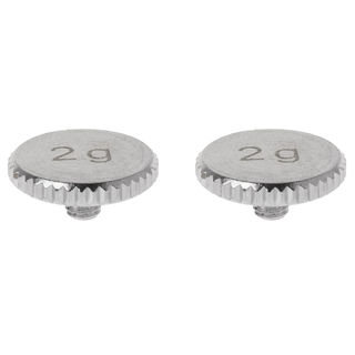 Headshell 2G Shell Weight Pladespiller Metal, Sølv