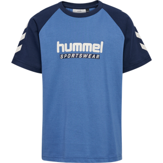 Hummel Hmljr Logo T-Shirt Short Sleeve Dutch Blue, 110/116
