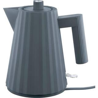 Alessi Kitchen And Tools - 'Plissé' electric kettle, grey, EU plug in grey thermoplastic resin