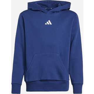 adidas Kid's Small Logo Fleece Hoodie 225 Hoodie Børn størrelse 128 farve blå