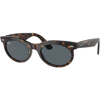 Ray - Ban Unisex RB2242 WAYFARER OVAL 902/R5 Solbriller Acetat Skildpadde Blå Rund Normal Antiblænding