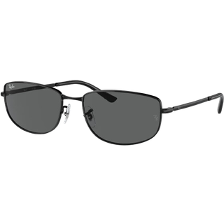 Ray - Ban Unisex RB3732 002/B1 Solbriller Metal Sort Grå Geometrisk Normal