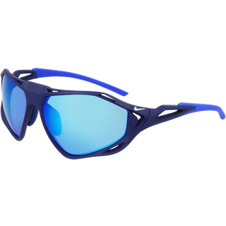 Nike Unisex NIKE ZEUS RISE IF1120X 492 Solbriller Bio-injekt Blu Blu Firkantet Normal Specchiato