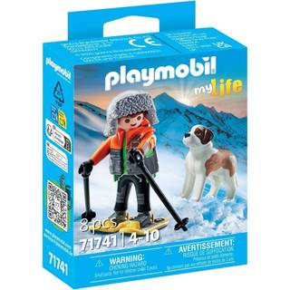 Playmobil my Life 71741- Gåture med Sankt Bernards hund