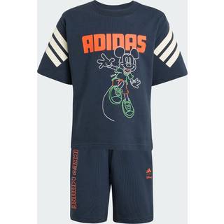 adidas Kid's Adidas Disney Mickey Mouse T-Shirt Set T-shirt Børn størrelse 116 farve blå