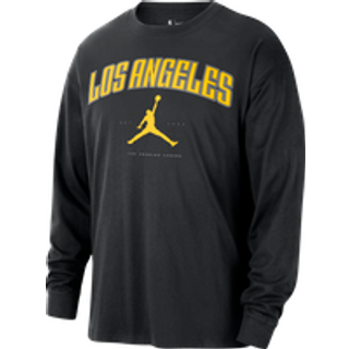 Langærmet Los Angeles Lakers Essential Jordan NBA-T-shirt til mænd - sort - XL