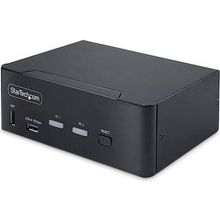 STARTECH 2-PORT DP 1.4 KVM SWITCH - DUAL-MONITOR DISPLAYPORT KVM CPNT