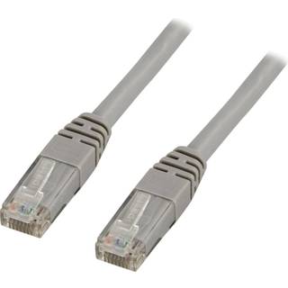 DELTACO U / UTP, Cat5e patch cable, 1m, gray